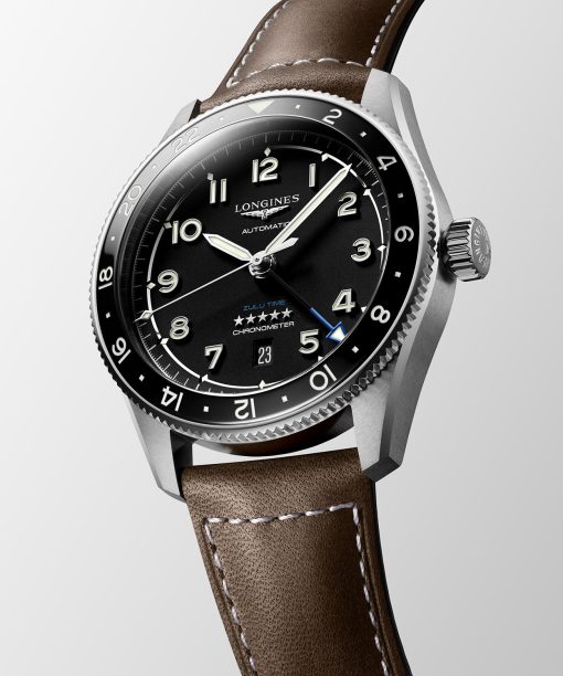 Alternative view of Longines Spirit Zulu Time GMT 42mm - L3.812.4.53.2