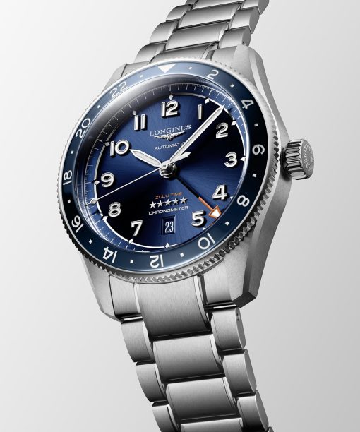 Alternative view of Longines Spirit Zulu Time GMT 42mm - L3.812.4.93.6