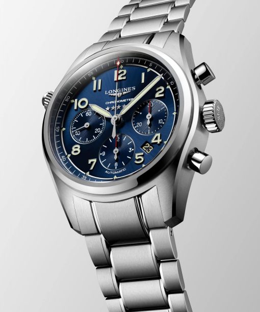 Alternative view of Longines Spirit Chronograph 42mm - L3.820.4.93.6
