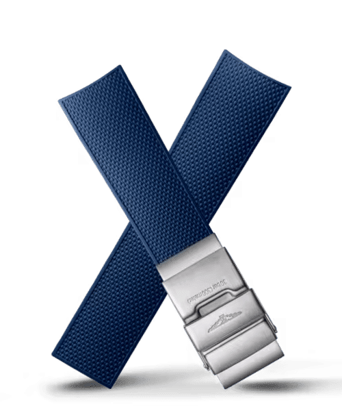 Alternative view of Longines Official HydroConquest Blue Rubber Strap (HydroConquest 43MM)