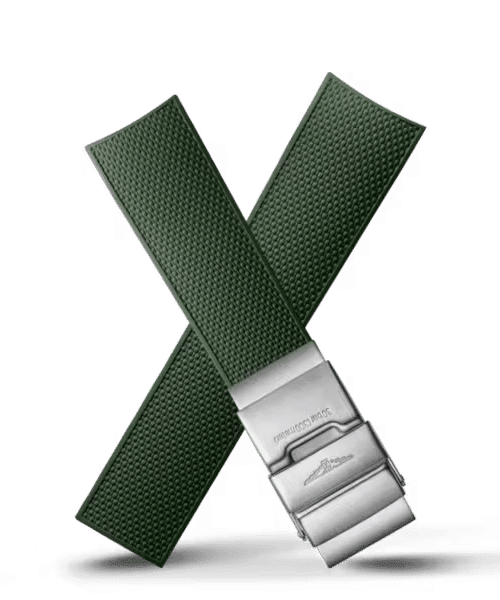 Alternative view of Longines Official HydroConquest Green Rubber Strap (HydroConquest 43MM)