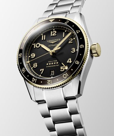 Alternative view of Longines Spririt Zulu Time GMT 39mm - L3.802.5.53.6