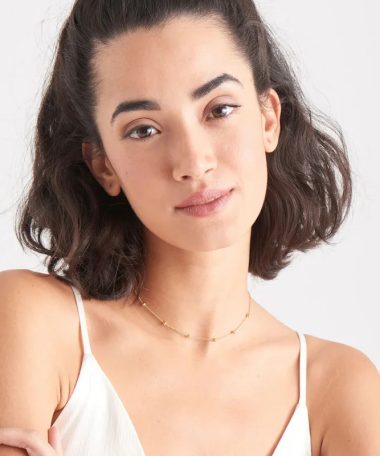 Alternative view of Ania Haie modern beaded necklace 925S