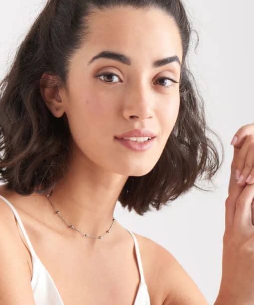 Alternative view of Ania Haie modern beaded necklace 925S