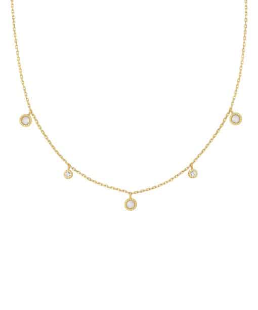 Ania Haie Gold Kyoto Opal Station Necklace