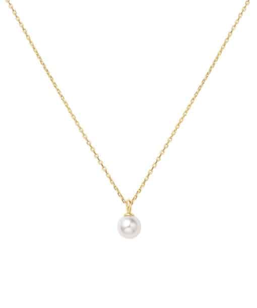 Ania Haie Gold Pearl Drop Pendant Necklace