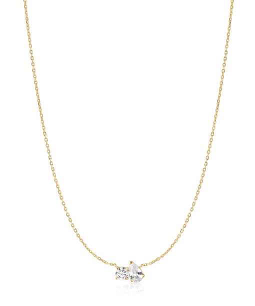 Ania Haie Gold Toi & Moi Necklace