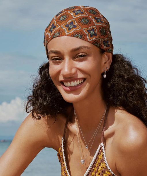 Alternative view of Ania Haie Silver Puffed Rivulet Pavé Necklace