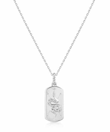 Ania Haie Silver Serpent Necklace