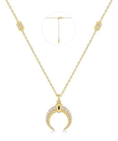 Ania Haie Gold Reversible Horn Necklace