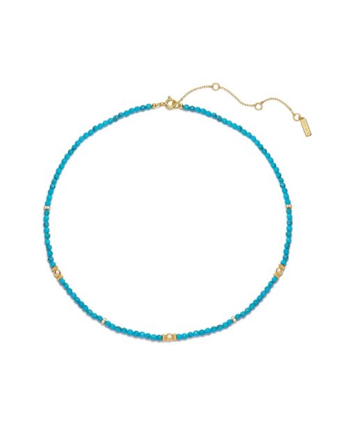 Ania Haie Lab-created Turquoise Beaded Necklace