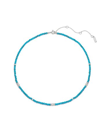 Ania Haie Lab-created Turquoise Beaded Necklace