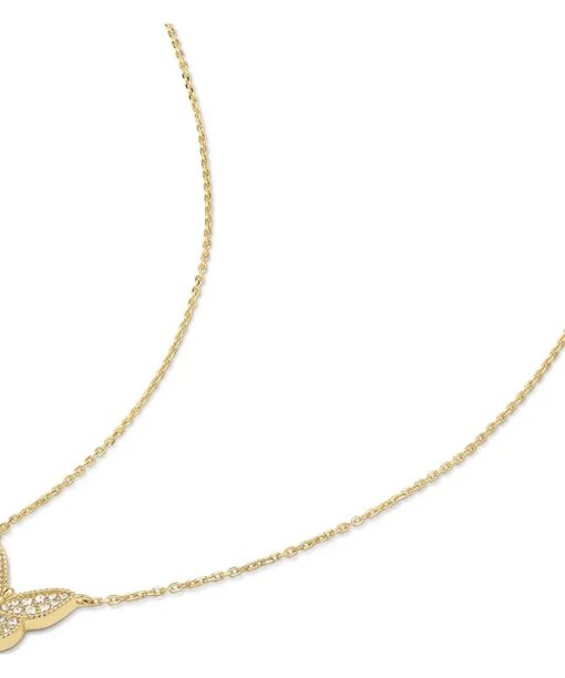Alternative view of Ania Haie Gold Butterfly Pave Necklace