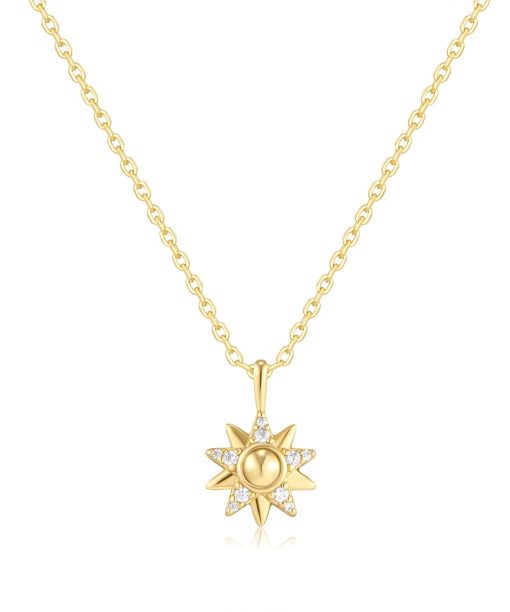 Ania Haie Gold Sunburst Necklace