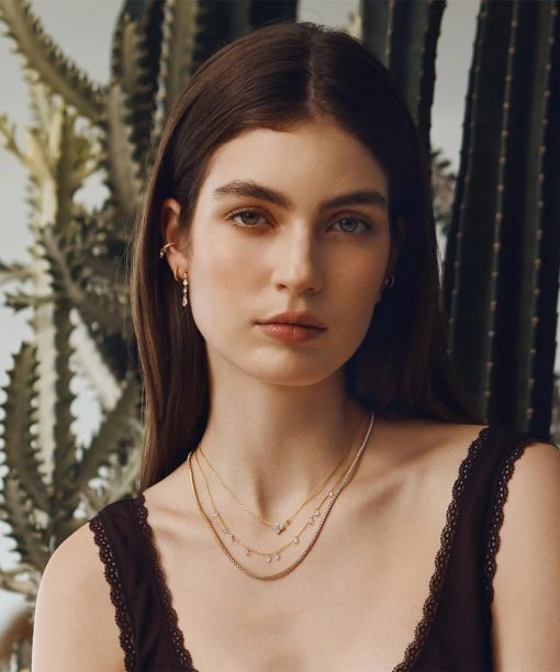 Alternative view of Ania Haie Gold Sparkling Lucky Clover Necklace