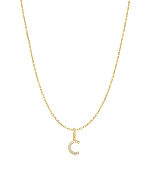 Ania Haie Gold Letter C Initial Necklace