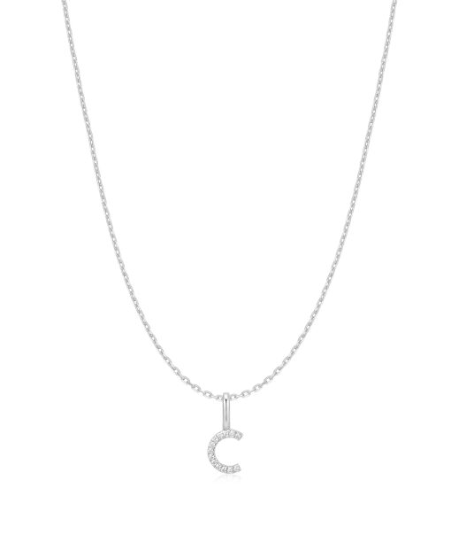 Ania Haie Silver Letter C Initial Necklace