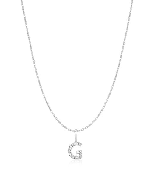 Ania Haie Silver Letter G Initial Necklace