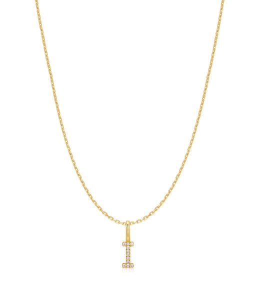 Ania Haie Gold Letter I Initial Necklace