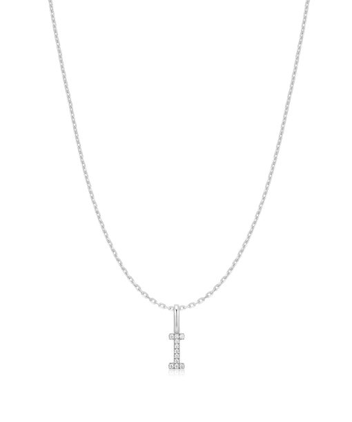 Ania Haie Silver Letter I Initial Necklace
