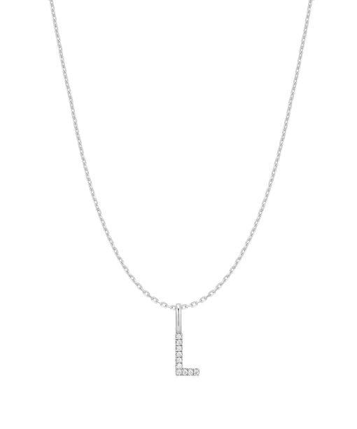 Ania Haie Silver Letter L Initial Necklace