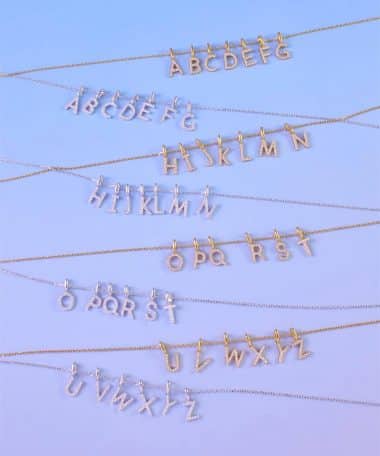 Alternative view of Ania Haie Silver Letter N Initial Necklace