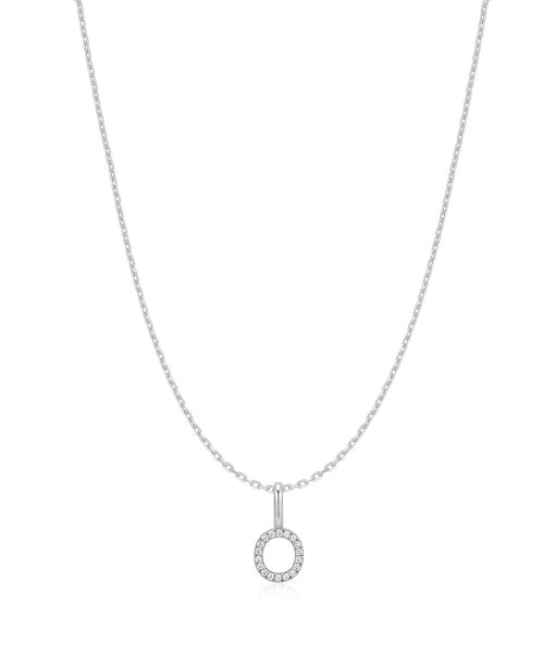 Ania Haie Silver Letter O Initial Necklace