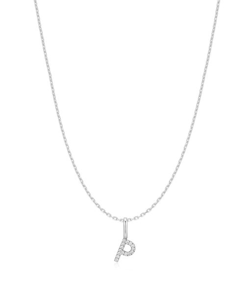 Ania Haie Silver Letter P Initial Necklace