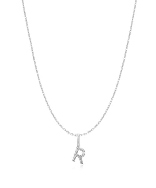 Ania Haie Silver Letter R Initial Necklace