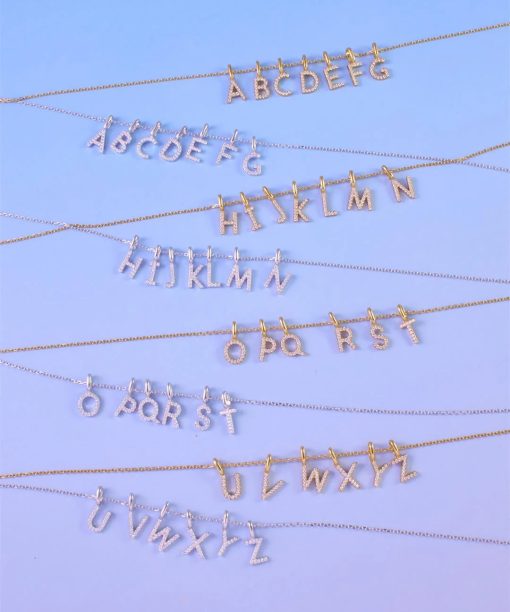 Alternative view of Ania Haie Silver Letter T Initial Necklace