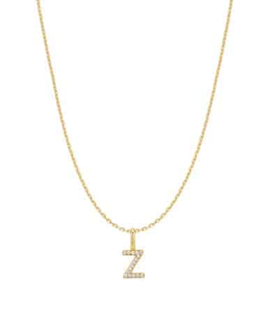 Ania Haie Gold Letter Z Initial Necklace