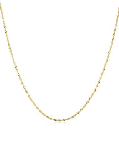 Ania Haie Gold Twisted Chain Necklace