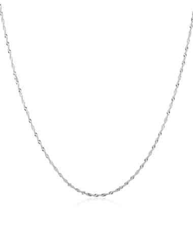 Ania Haie Silver Twisted Chain Necklace