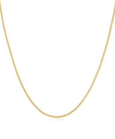 Ania Haie Gold Slim Curb Link Chain Necklace