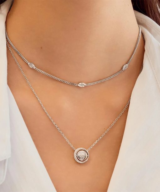 Alternative view of Ania Haie Silver Evil Eye Station Necklace