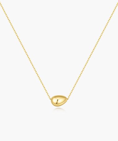 Ania Haie Gold Organic Dome Pebble Necklace