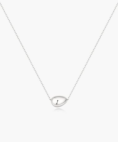 Ania Haie Silver Organic Dome Pebble Necklace