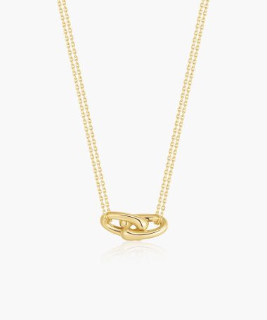 Ania Haie Gold Interlocked Necklace