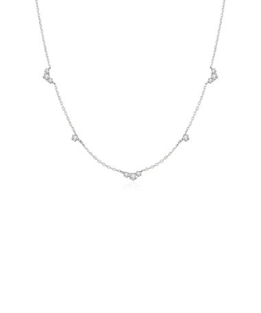 Ania Haie Silver Cluster & Single Station Necklace