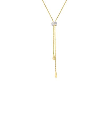 Ania Haie Gold Teardrop Slider Necklace