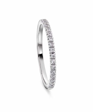 Promise i hvitt gull 0,145 ct WSI 1,6 mm