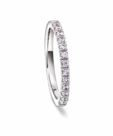 Faith i hvitt gull 0,26 ct WSI 2,1 mm