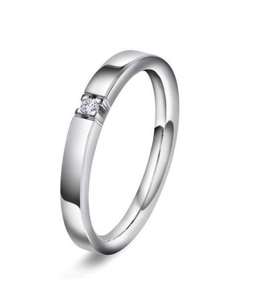 Ring i gull med diamanter 0,03 TWVS