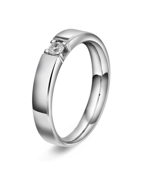 Ring i gull med diamanter 0,10 TWVS