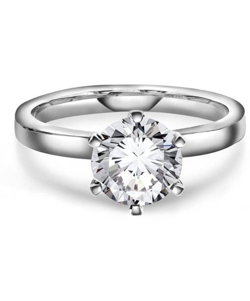 Alternative view of Contessa ring i gull LAB diamant 2 ct.