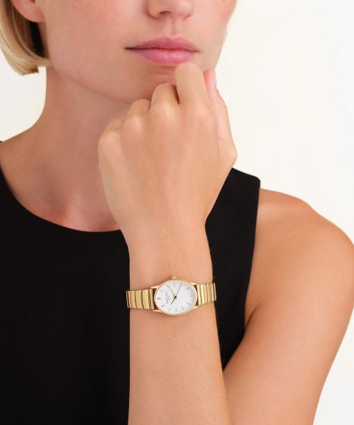 Alternative view of Rosefield Oval Pearl Gold 24x29mm