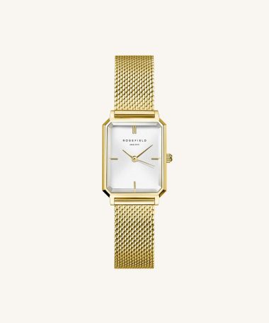 Rosefield Octagon XS Mesh Gold 19.5x24mm