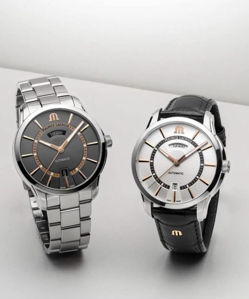 Alternative view of Maurice Lacroix Pontos Day Date 41mm - PT6358-SS002-333-1