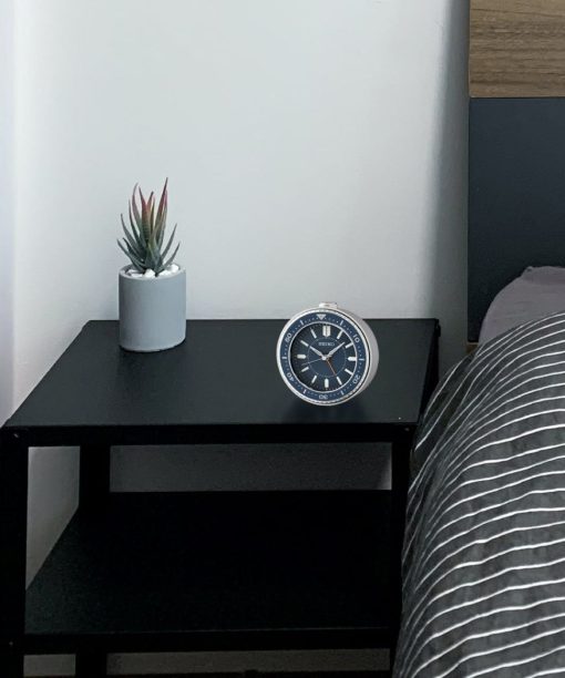 Alternative view of SEIKO ALARM CLOCK 10X9X5CM SWEEP BEEP/LED LUMI' - QHE184L