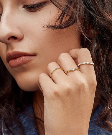 Alternative view of Ania Haie Gold Plain Ring